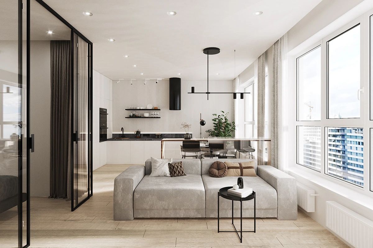 时尚舒适公寓设计丨乌克兰丨Lera Dzherely-19