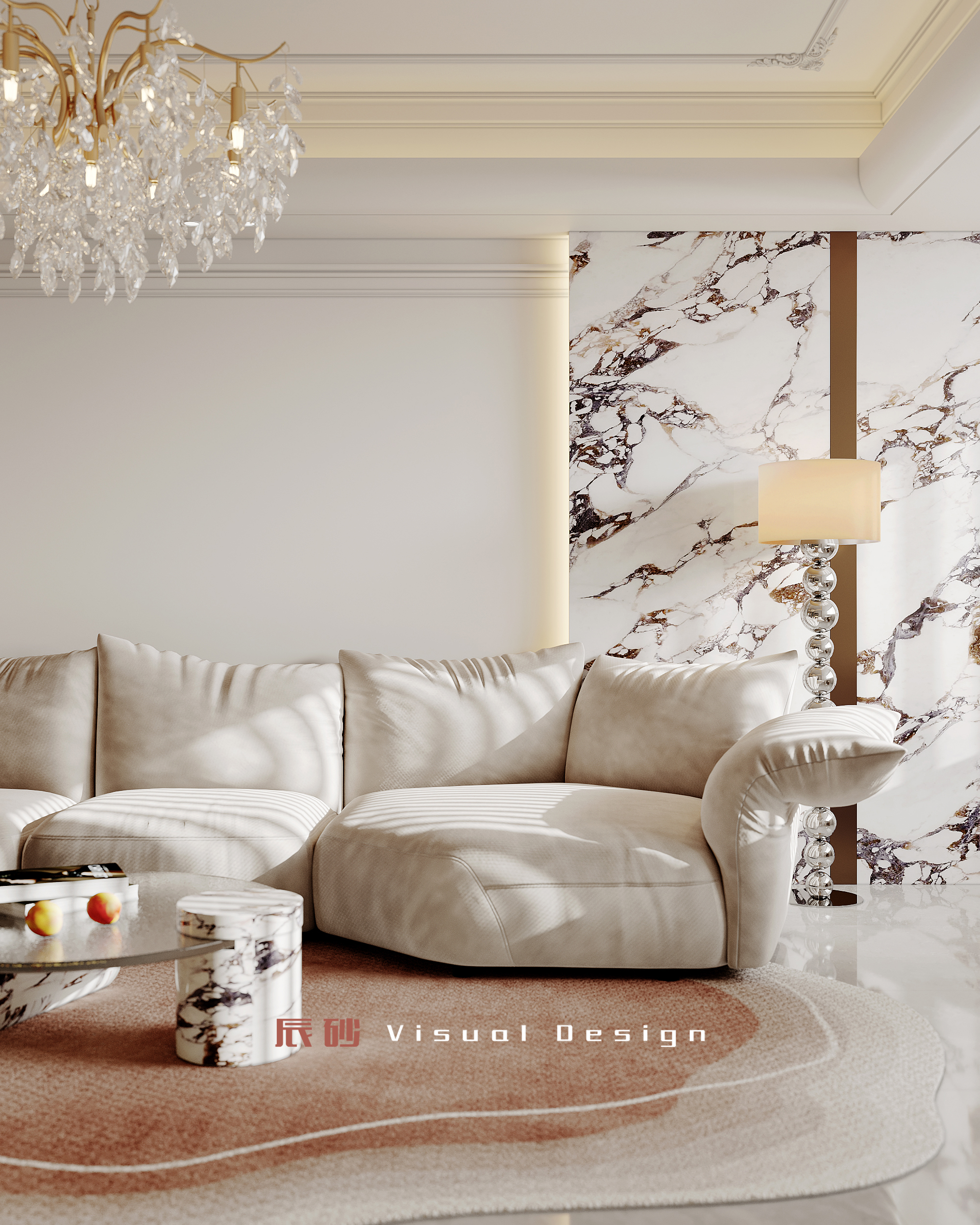 法式轻奢住宅设计丨辰砂设计-8