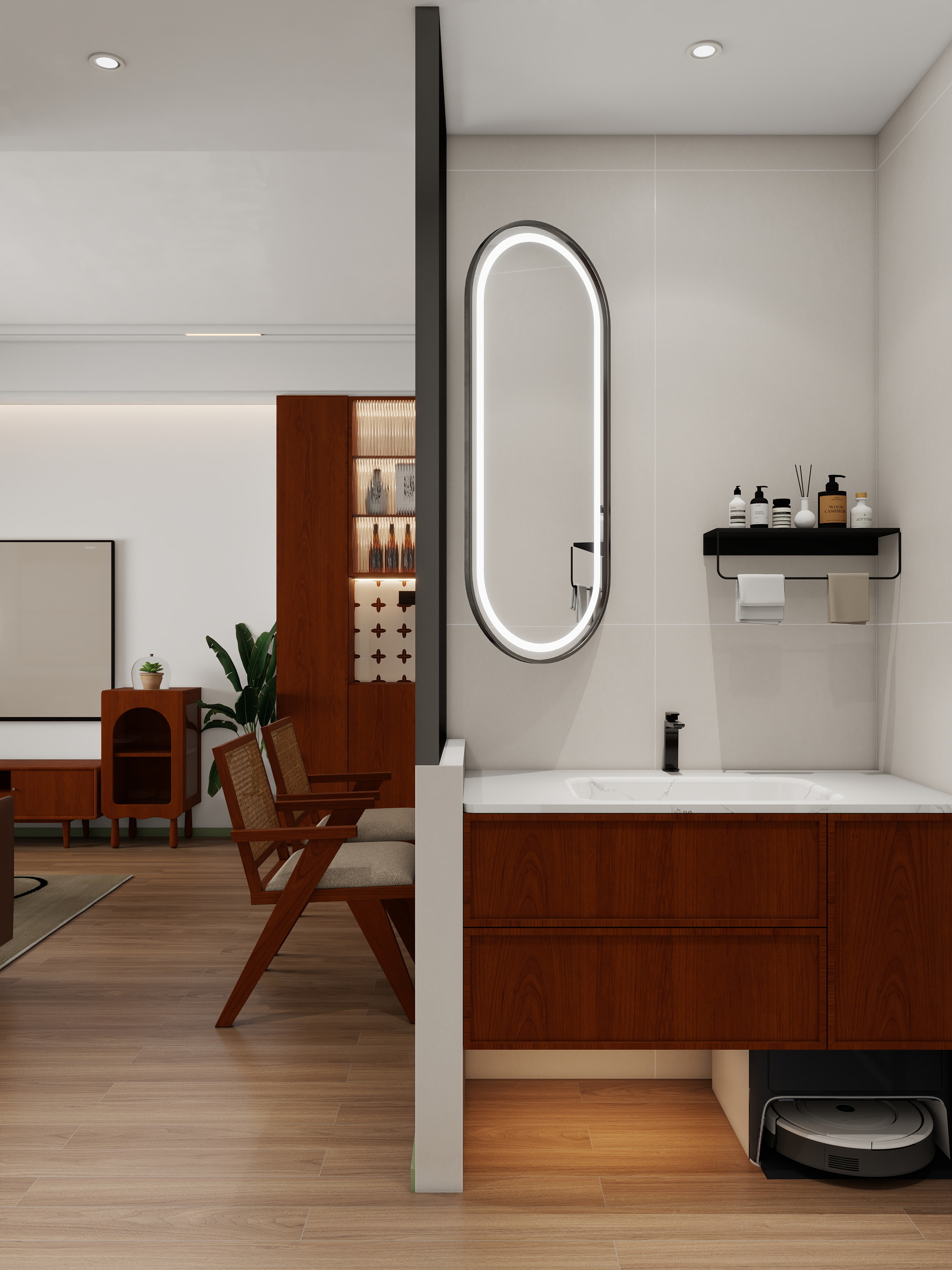 四川成都金域华府（100平方中古风三居室）-53