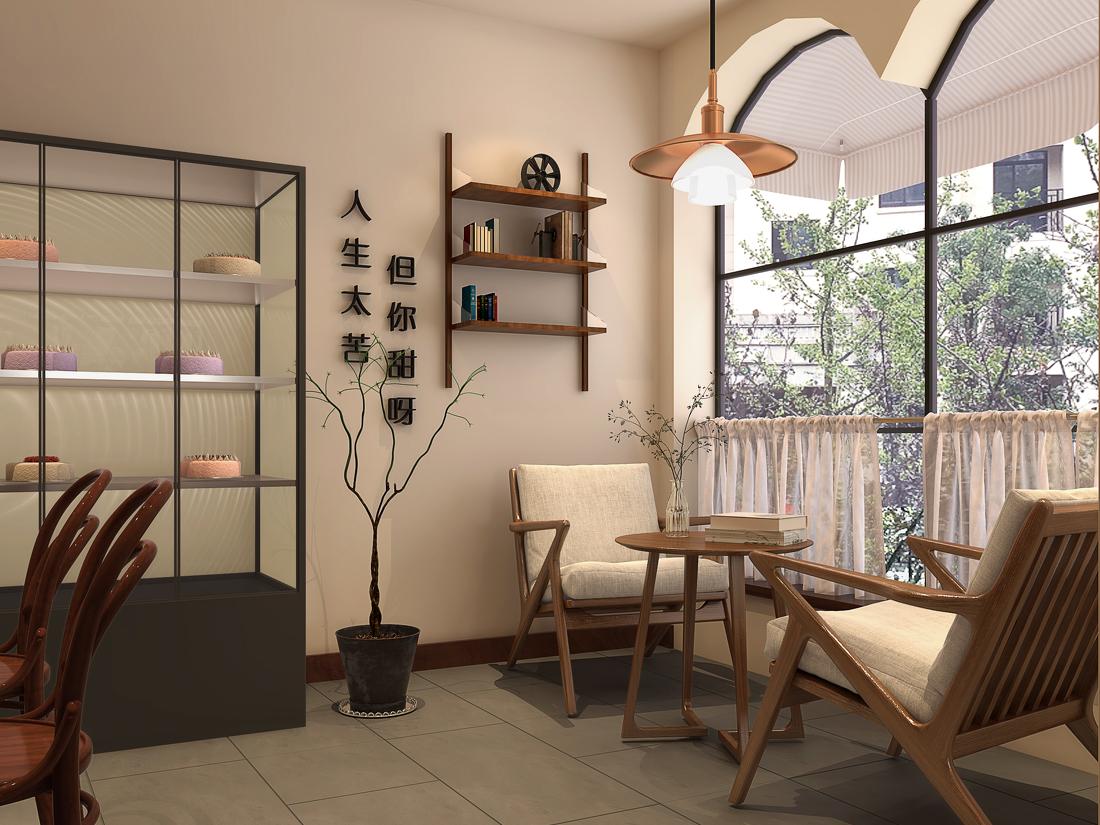 L 型甜品店的空间革命-11