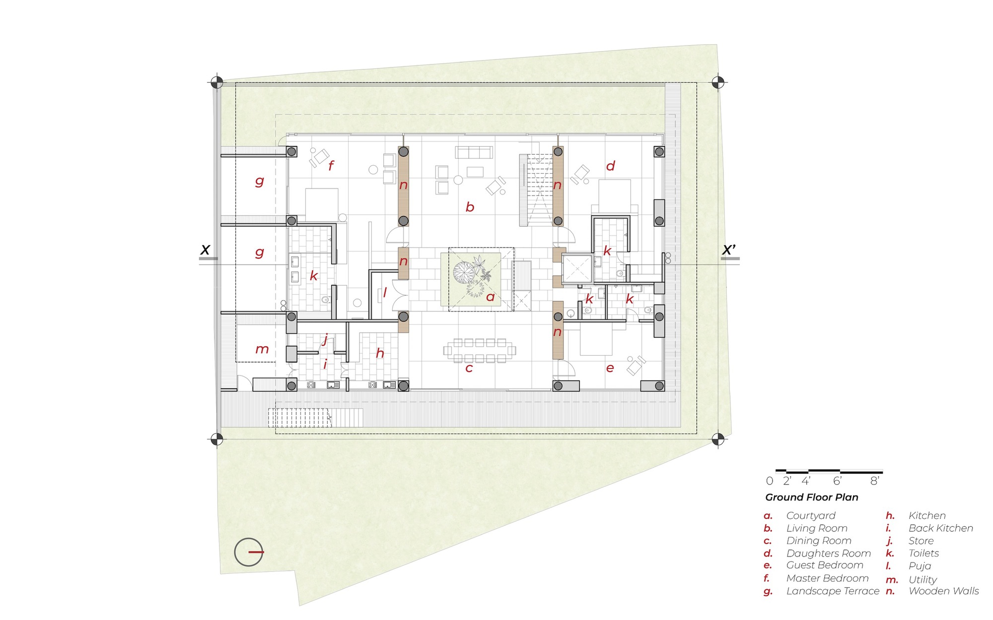 屏风屋丨印度丨Kiron Cheerla Architecture Design-6