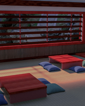 Japanese Tea Room 3D Model