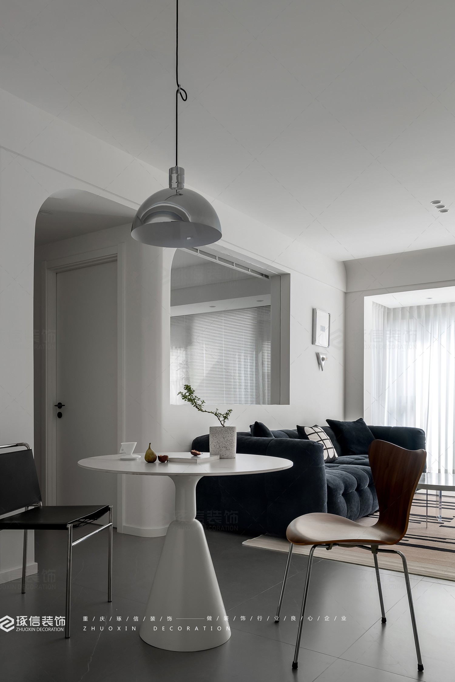 包豪斯混搭酷现代空间丨琢信装饰-17