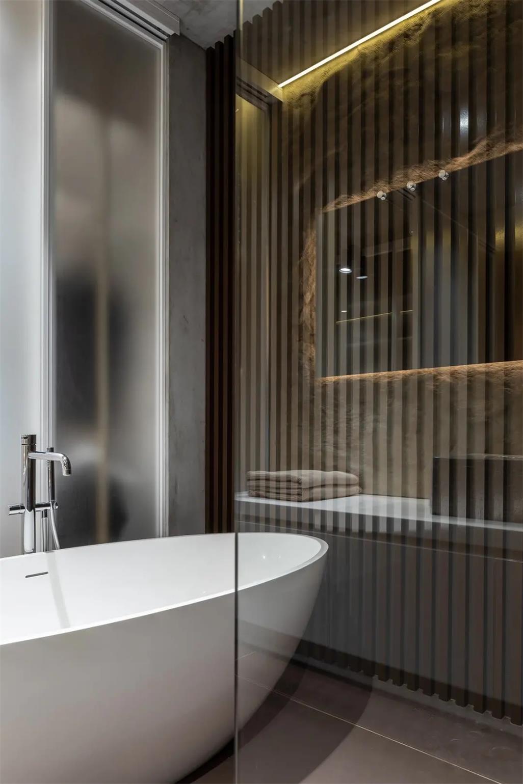 粗犷与精致完美融合的侘寂风公寓设计（Mazanka公寓）丨乌克兰基辅-25