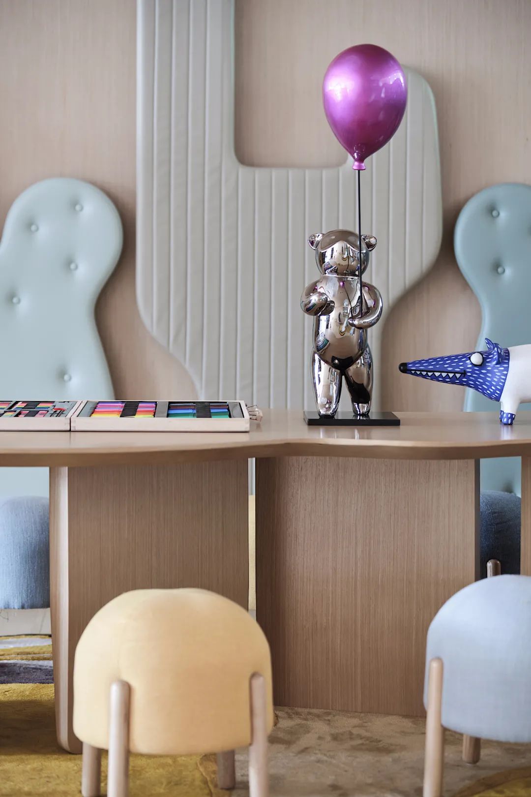 昆明天誉城售楼处与样板房 | 现代简约与爱马仕橙的碰撞-48