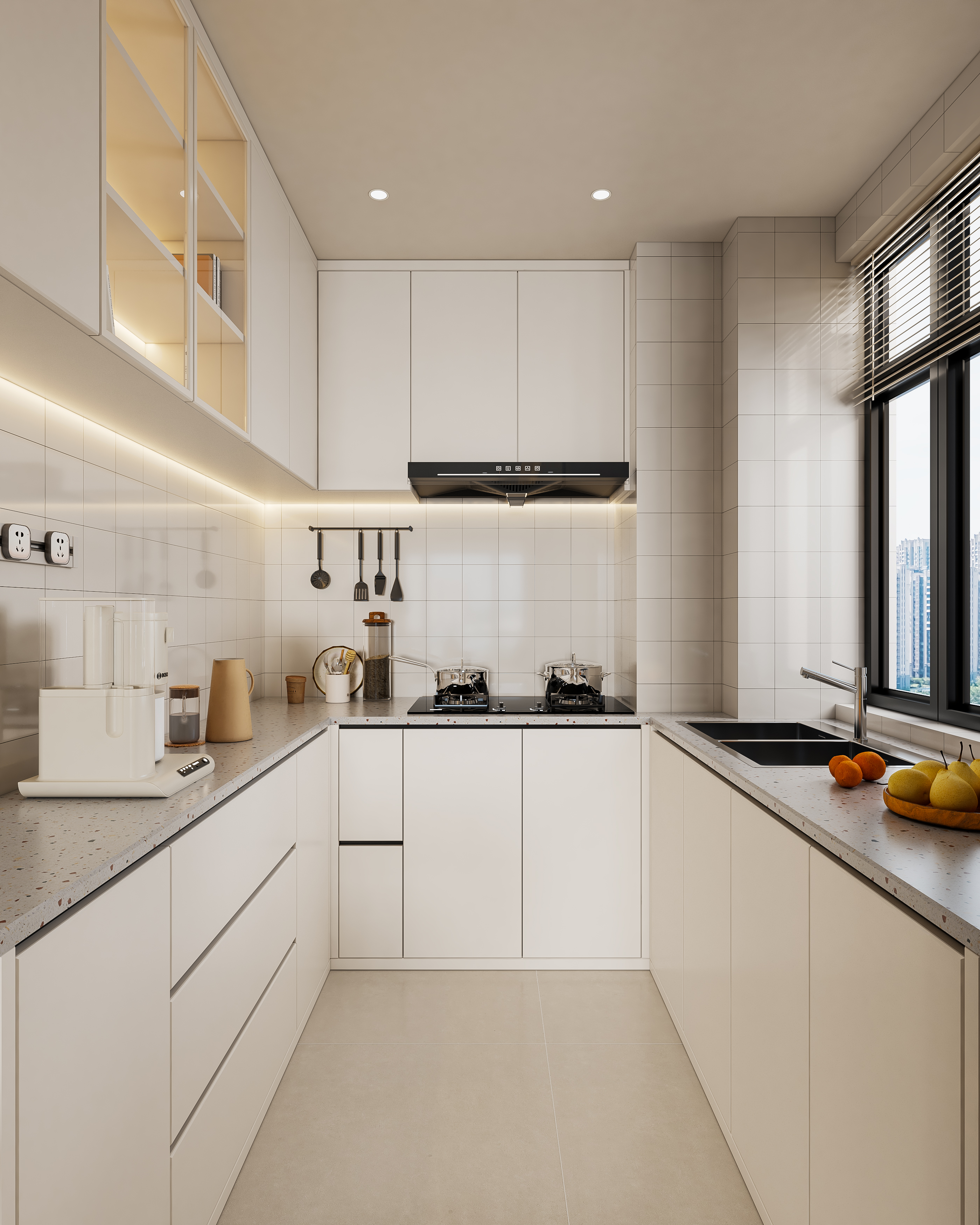 奶油风家装效果表现-4