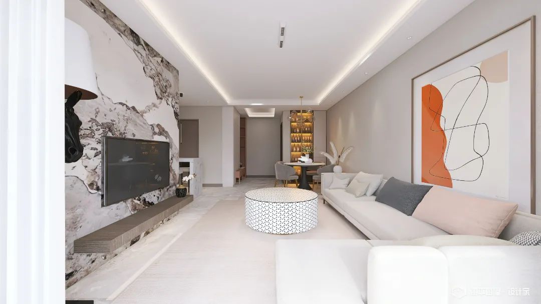 轻奢三居室设计丨中国北京丨刘子政-15