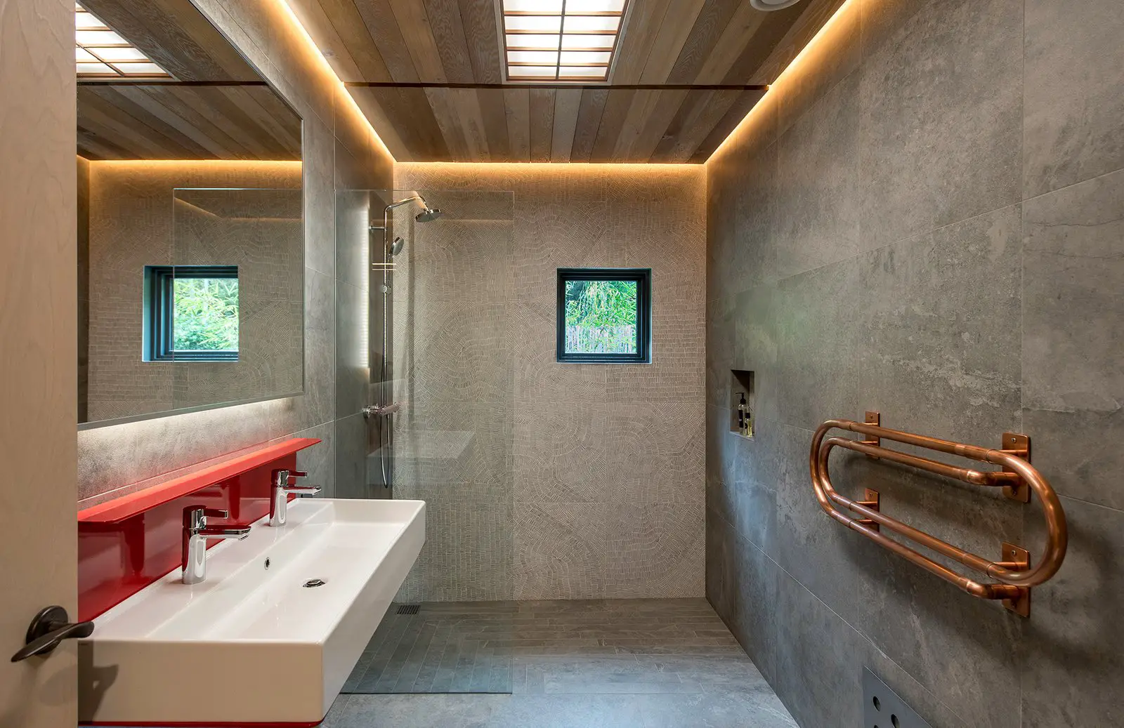 环保木屋设计,红色法拉利厨房成亮点-6