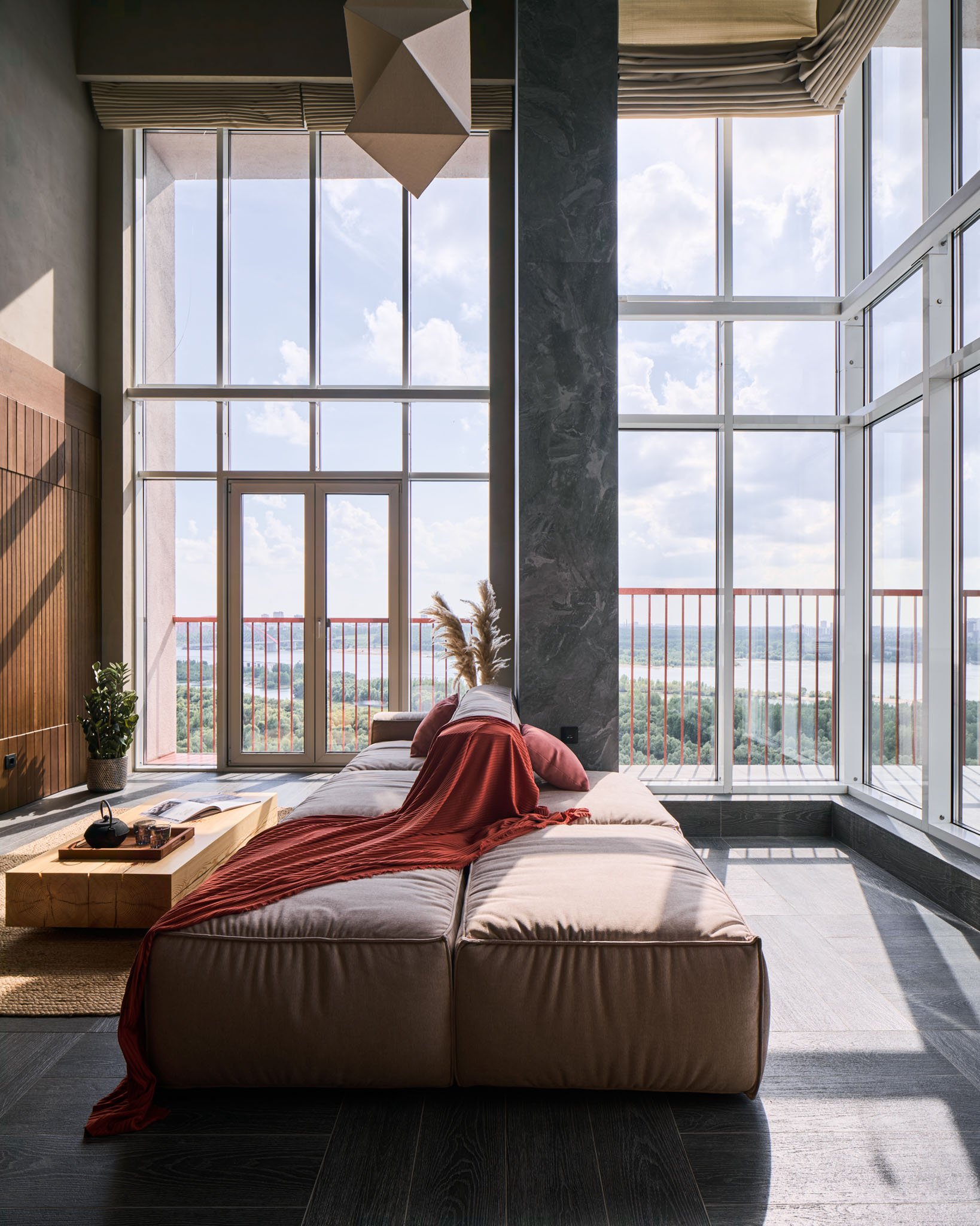 带露台的河景复式公寓丨俄罗斯新西伯利亚丨Brusnika Design-0