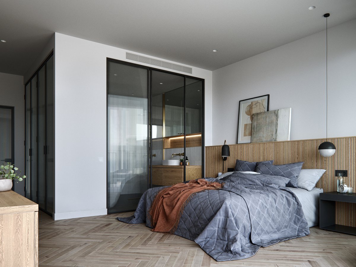 Modern Apartment Black Cube Archviz-9