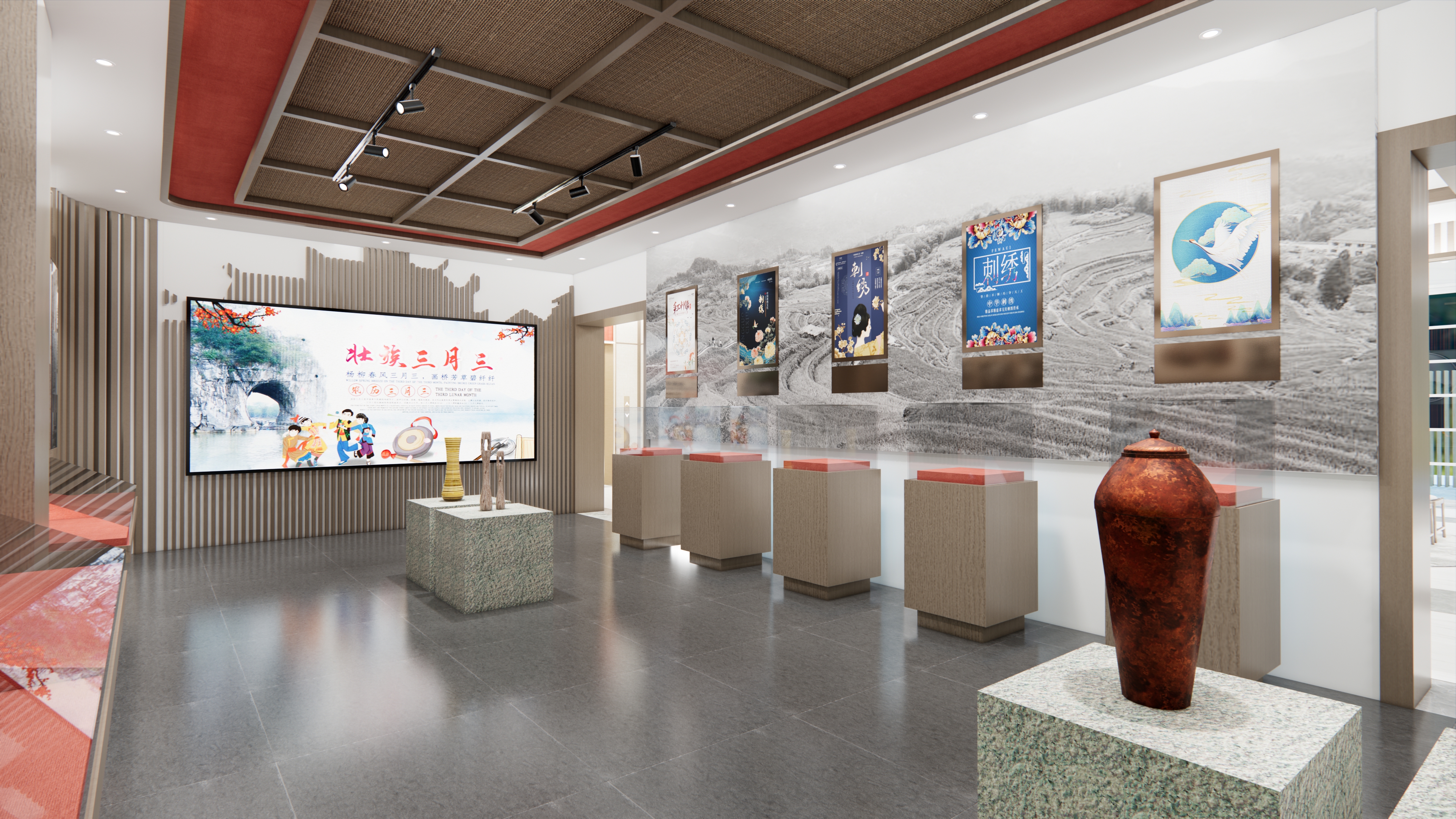 广西某民宿大厅设计-6