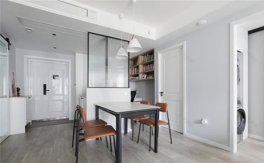 北京 80㎡独居空间,北欧风++ 定制柜打造舒适生活-18