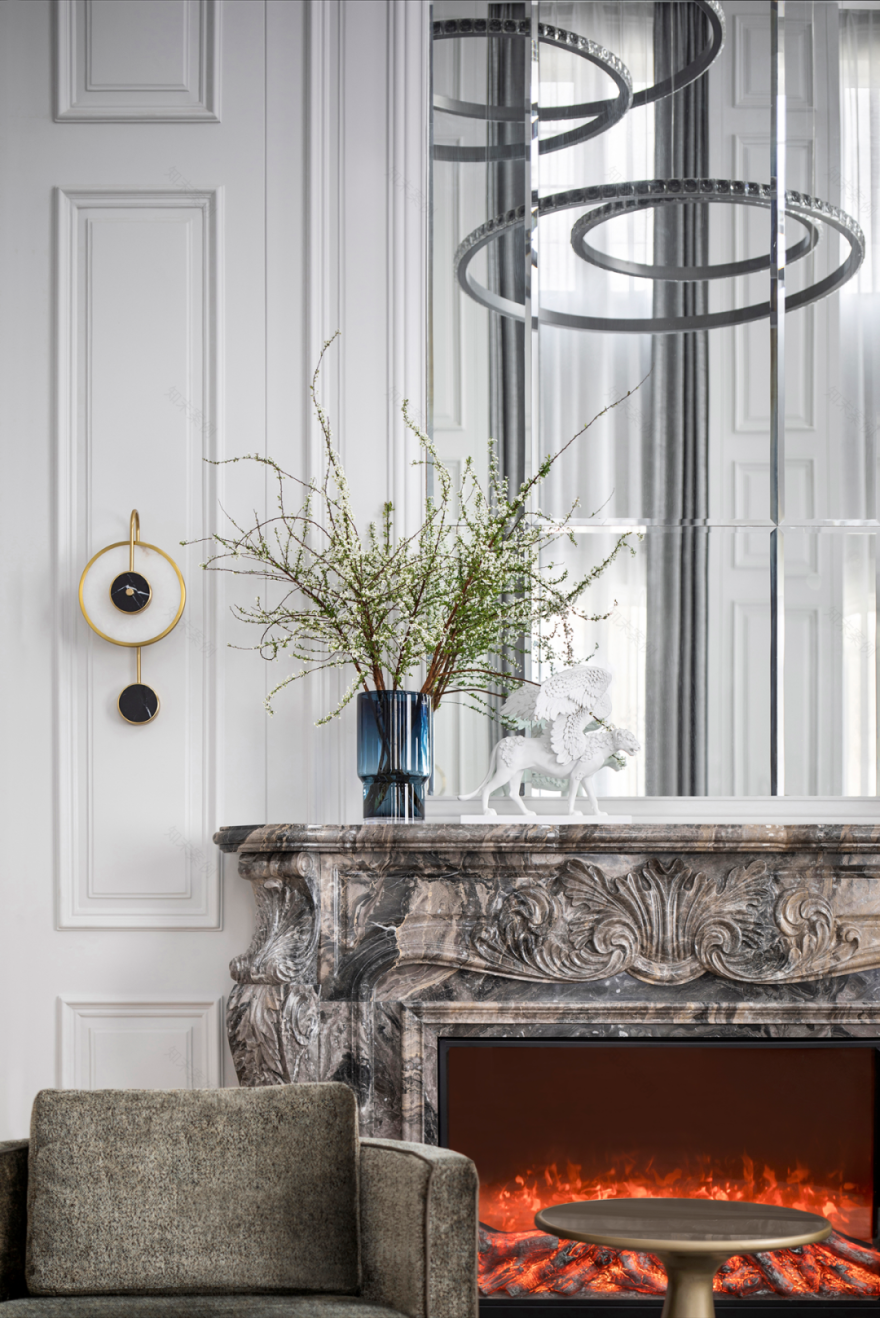 现代 1200㎡法式简约豪宅-12