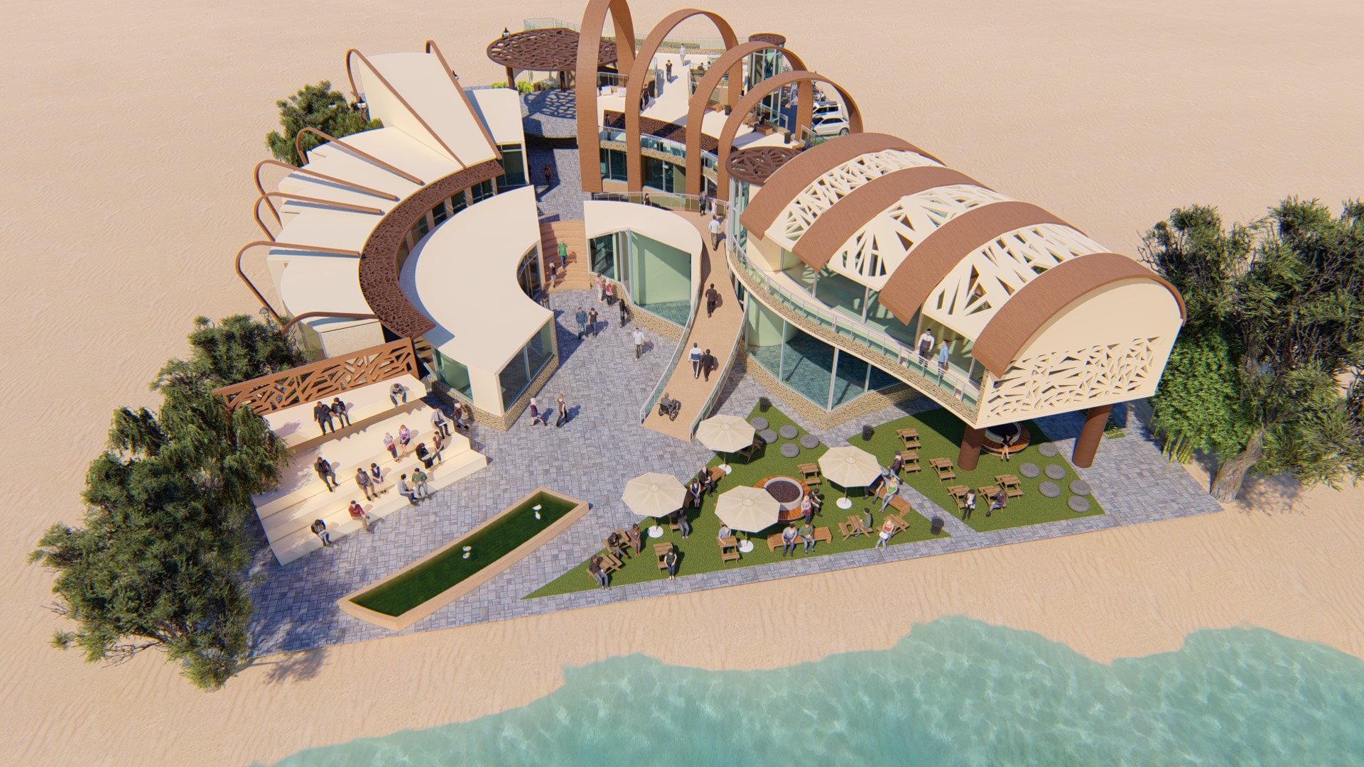 迷你购物中心和美食广场丨埃及-17