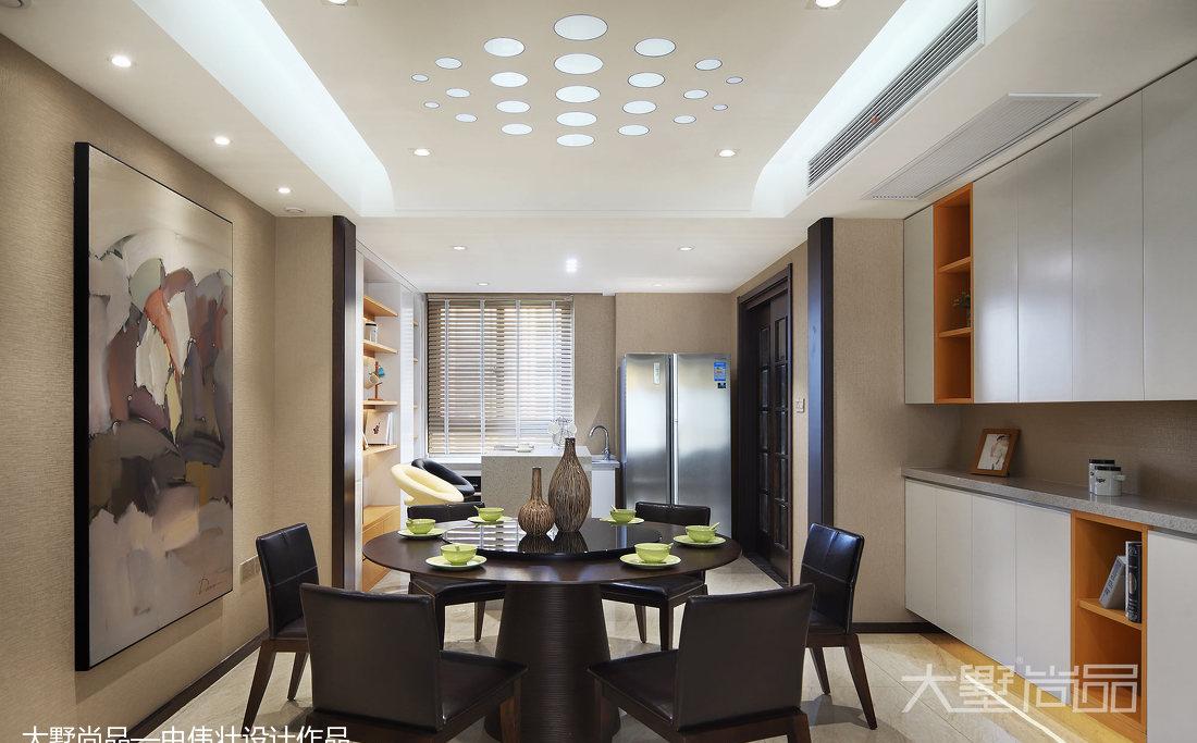 大墅尚品—由伟壮设计丨平层丨226㎡简约三居『简单极致』-14