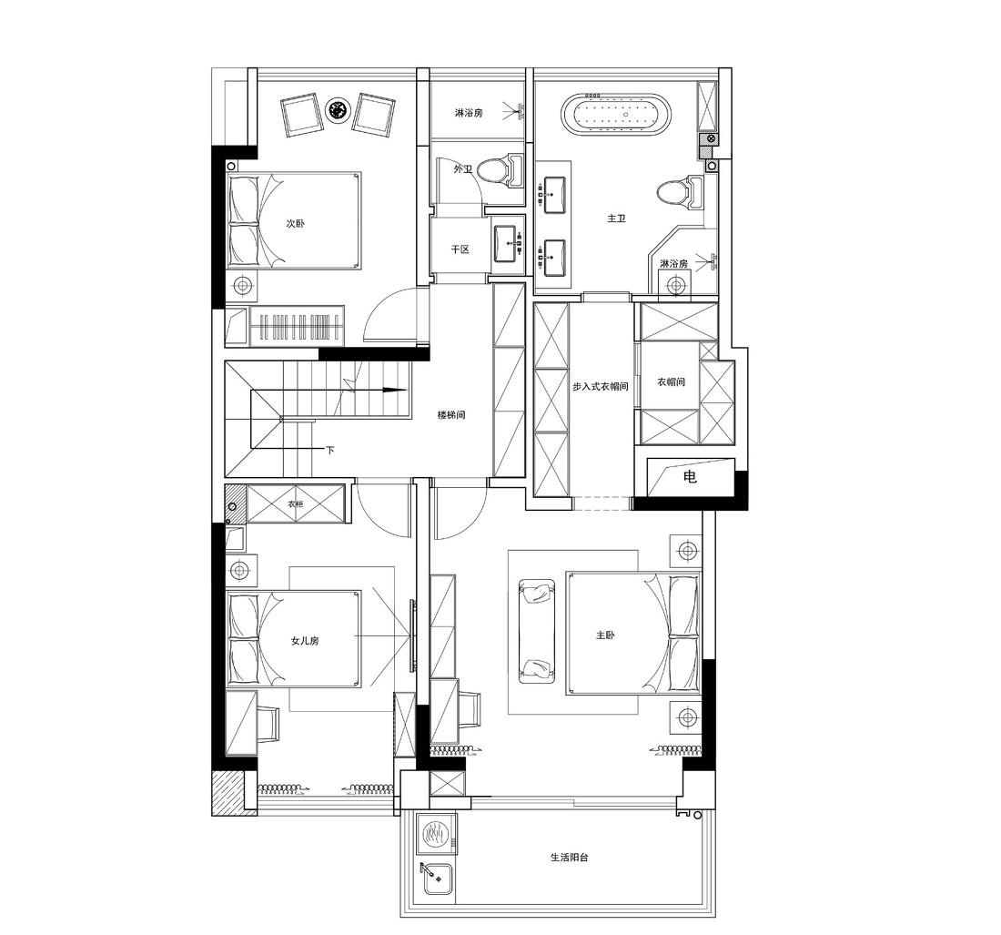 简约别墅设计 | 质感与舒适的完美融合-25