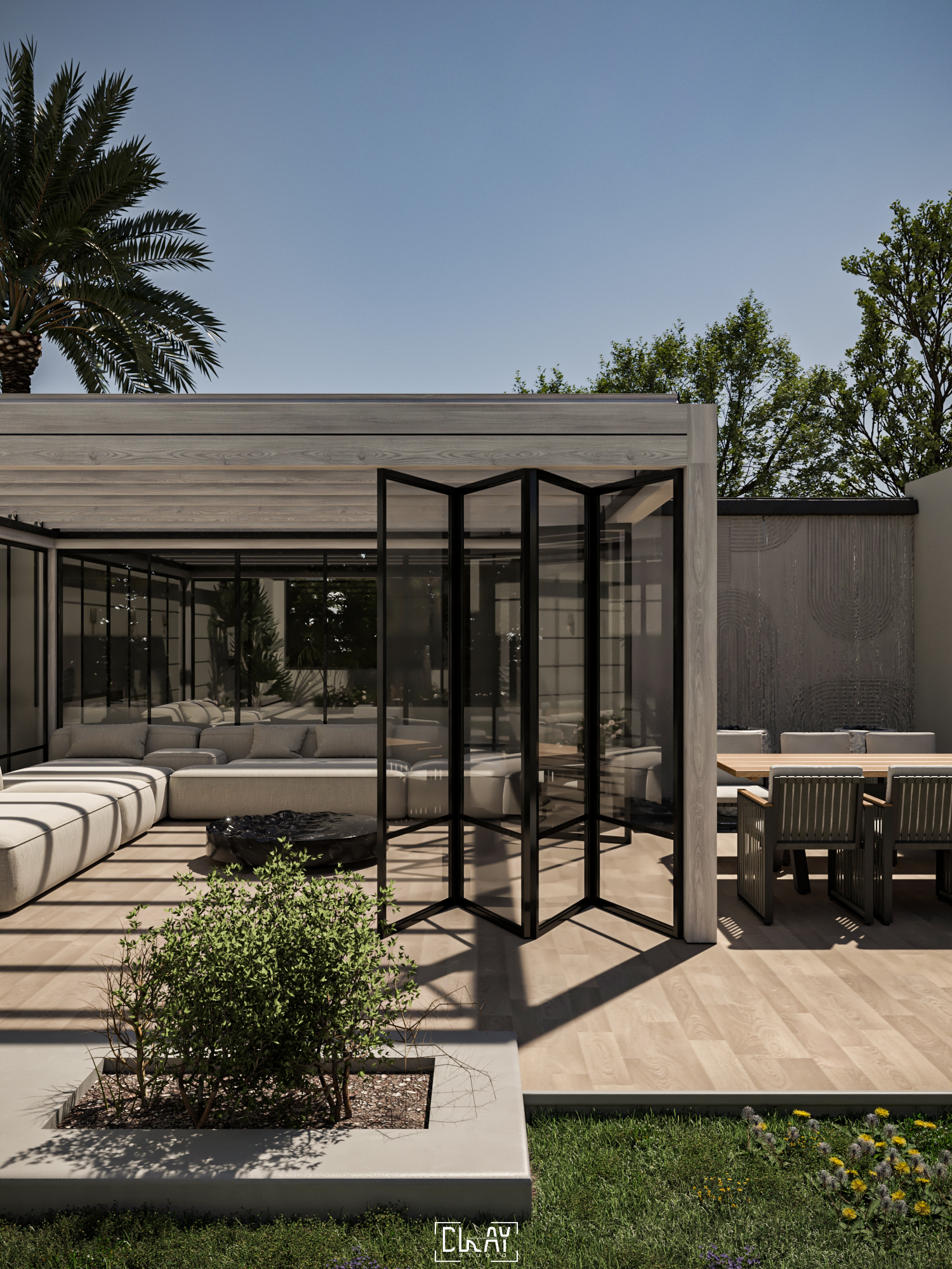 Villa Landscape 住宅建筑外立面设计丨@clay studio-15