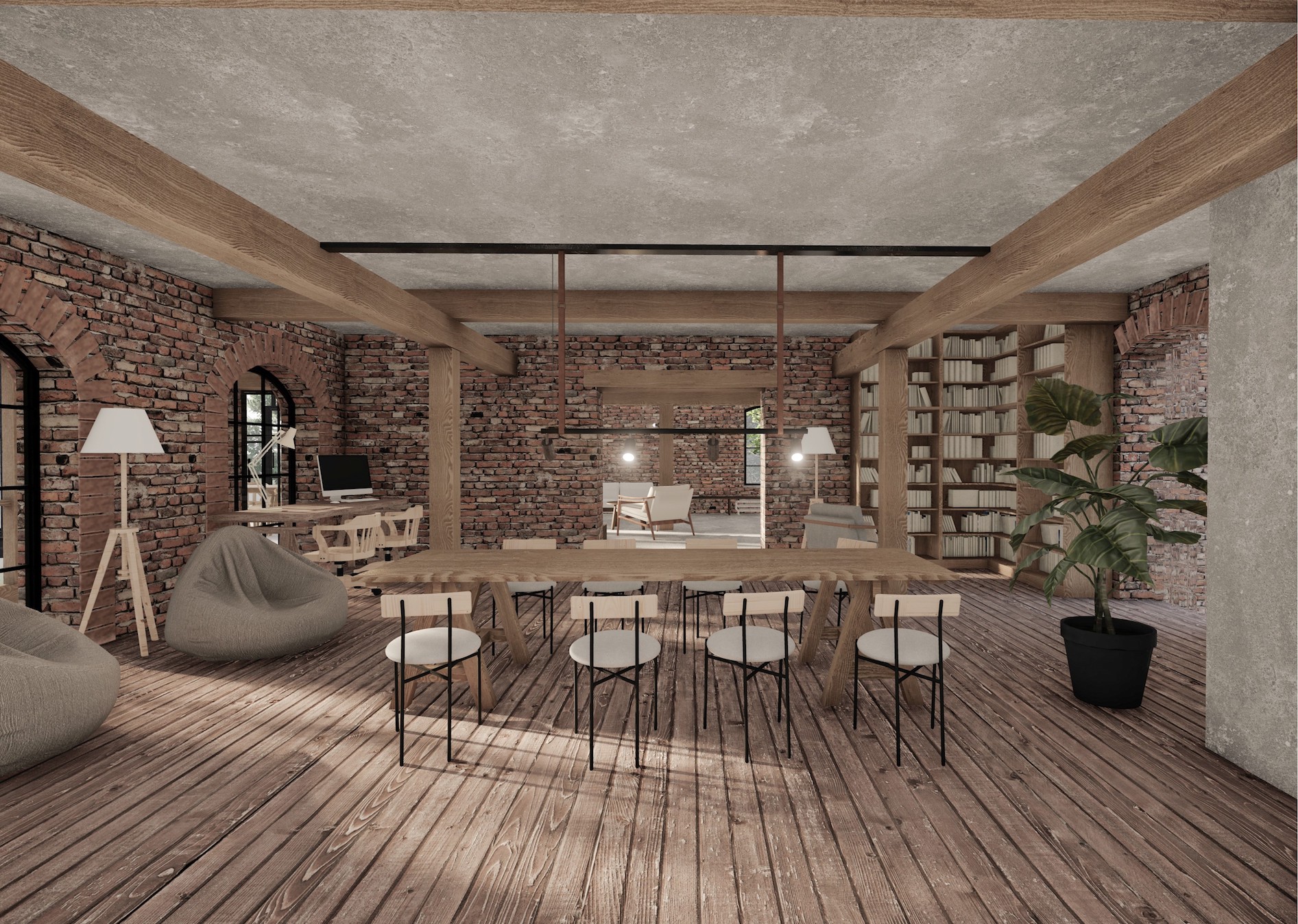 Kula  Młyn村磨坊改造为收养家庭住宅丨格但斯克美术学院室内建筑系Weronika Kuźma-43