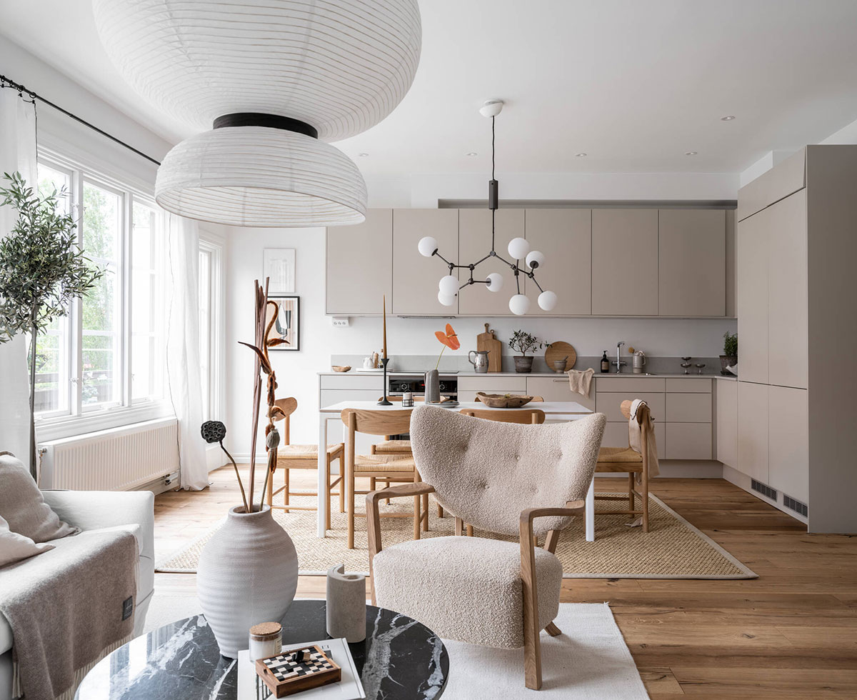 哥德堡温馨斯堪的纳维亚风格公寓-7