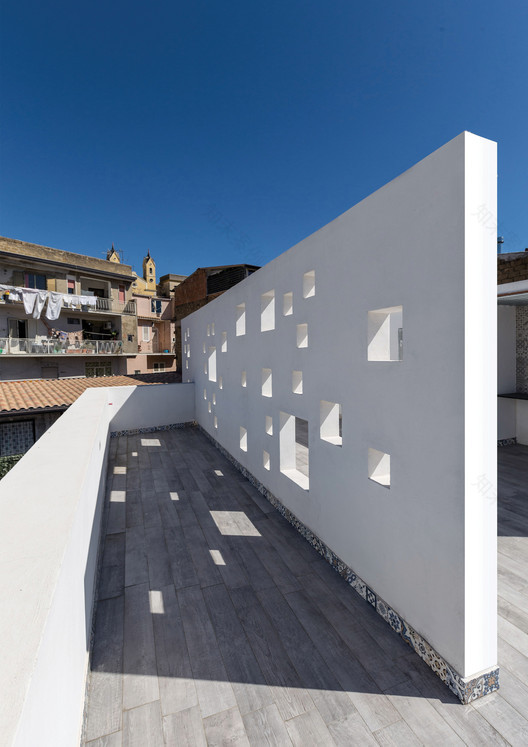 意大利 Favara 老城区现代绿色住宅丨Lillo Giglia Architecture-13