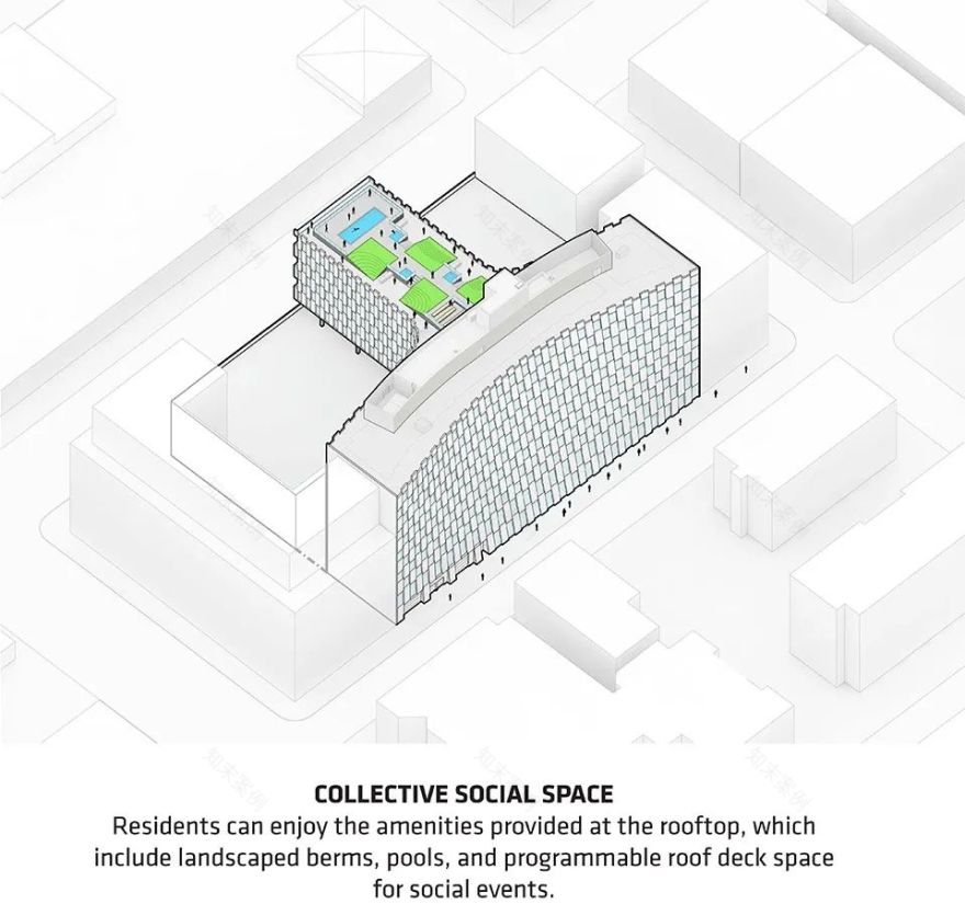 纽约"微笑"住宅楼——融汇多样功能的活力社区-39