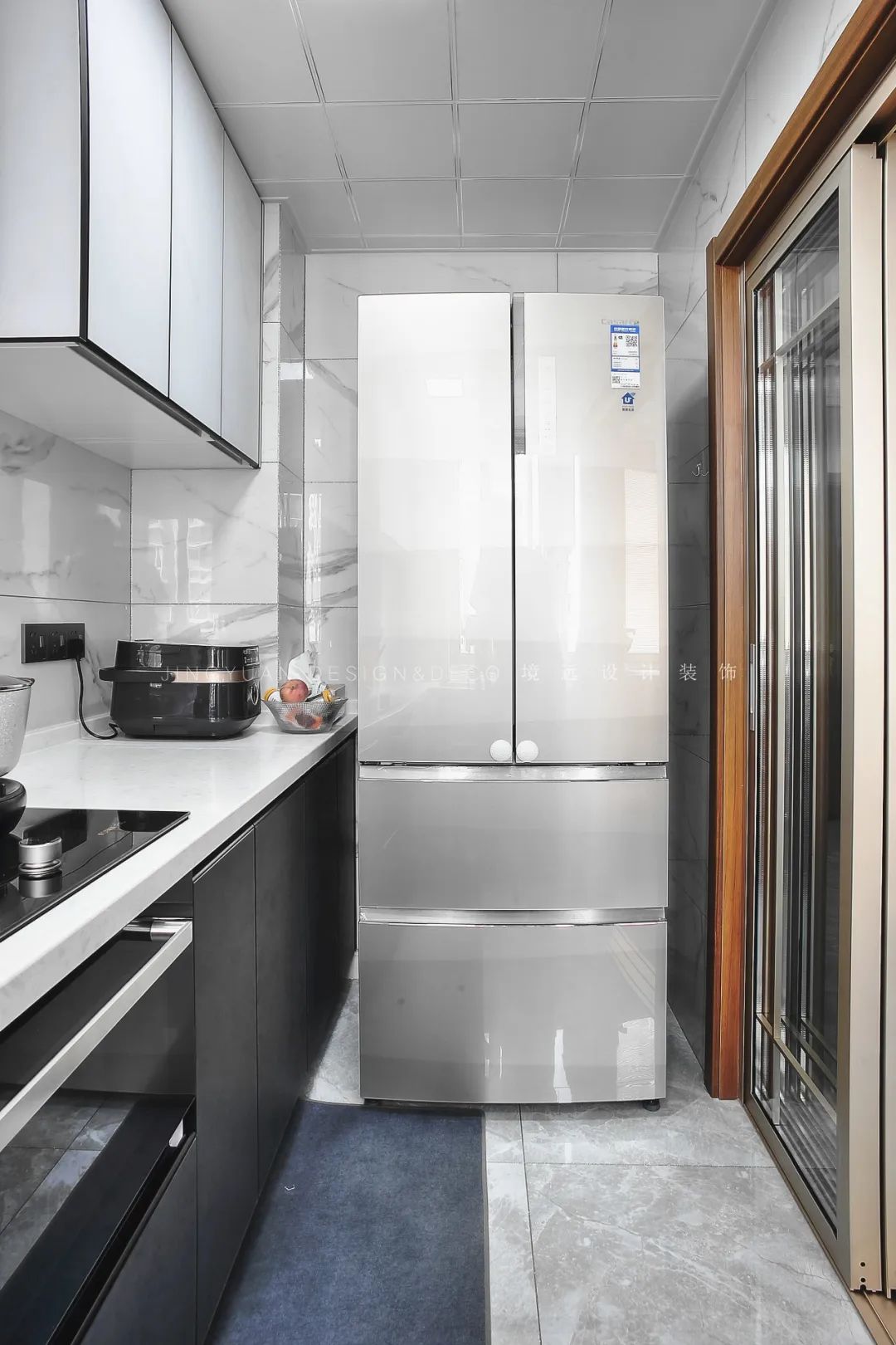 境远装饰 | 105㎡现代低奢灰度空间设计-43