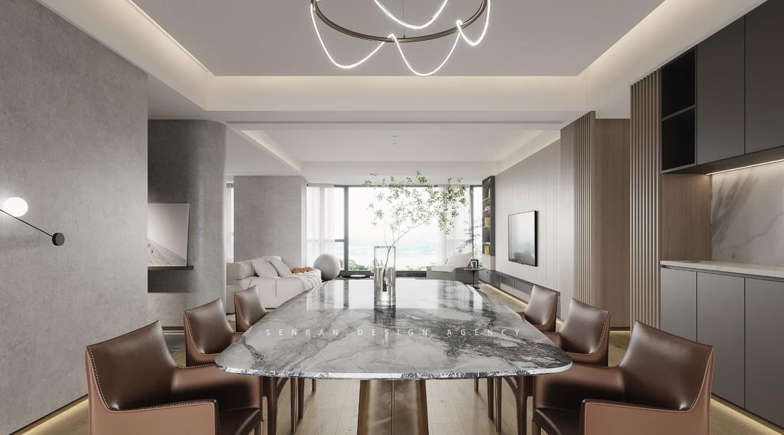 
申然设计 | 顺德万科水晶城220平私宅 -7