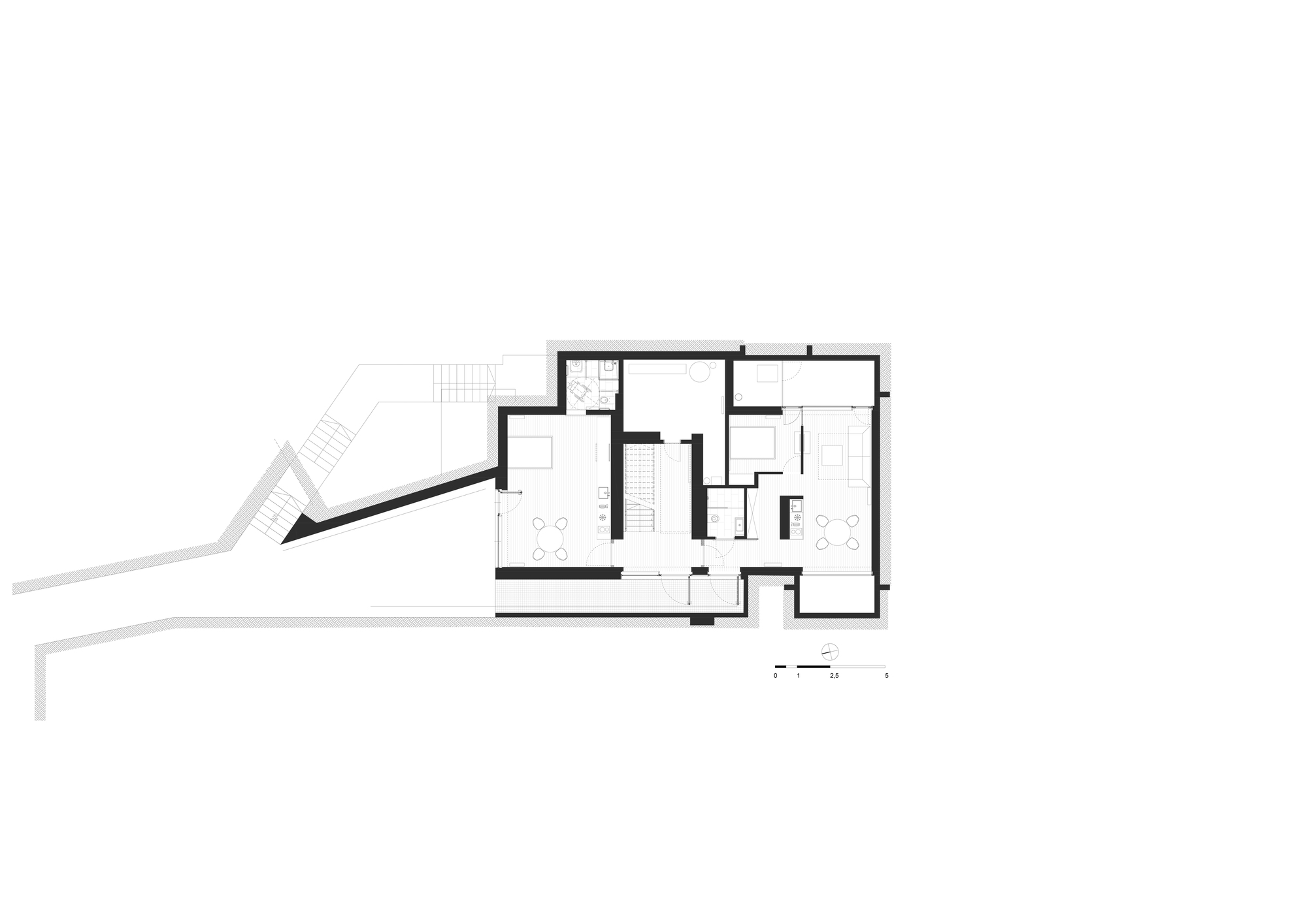 Apartments in Wolf Clearing / studio de.materia-43