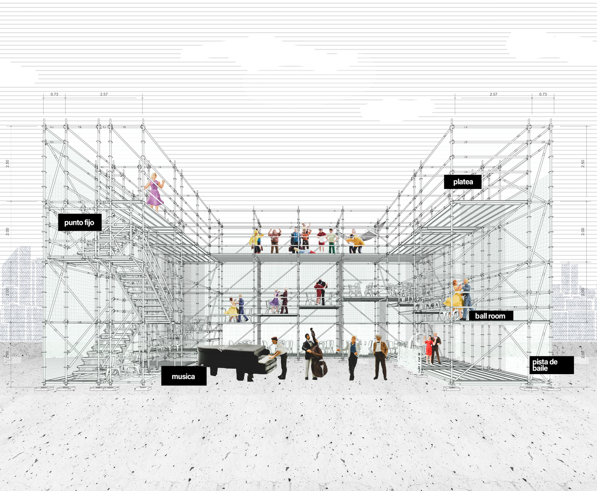 Bogotá 市 La Concordia 广场多功能户外剧场设计丨Colab19,SCA,Taller Architects-11