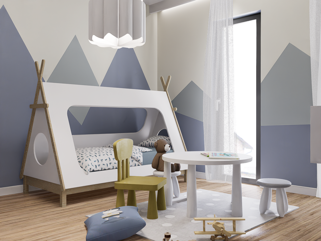 儿童房设计项目丨Wojciech Zientek（zientek.studio）-8
