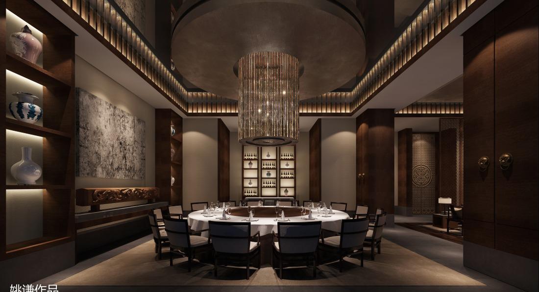 滁州琅琊区中式餐厅设计 | 包房、过道、接待、大厅空间-12