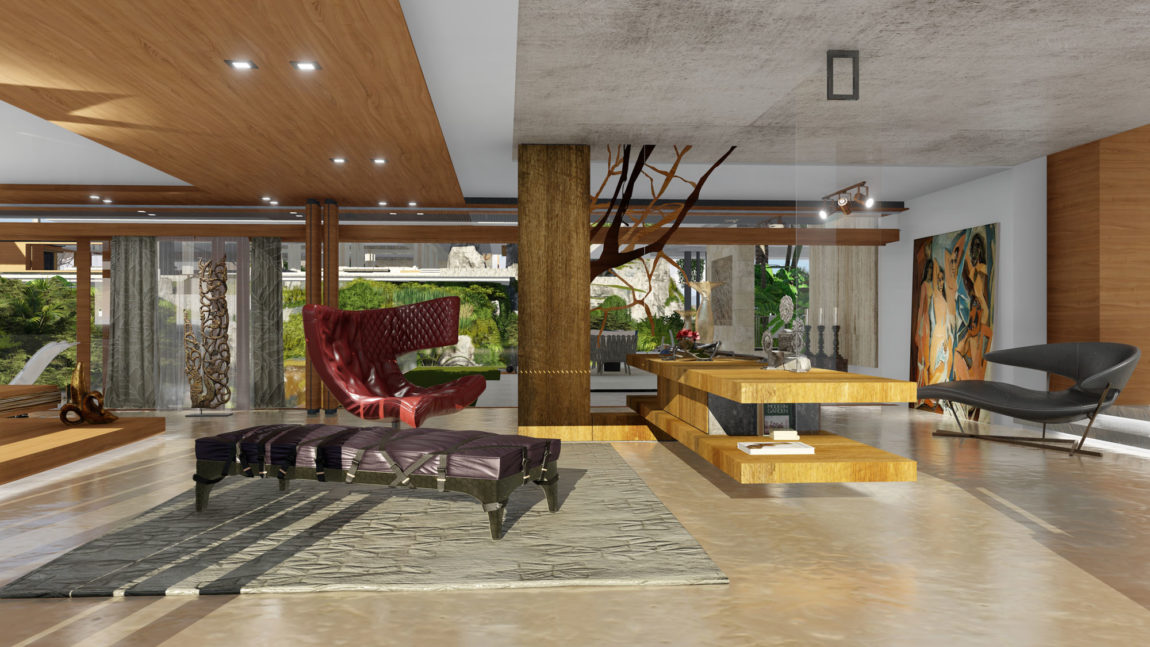 墨西哥尤卡坦半岛上的自然与现代共生之家-37