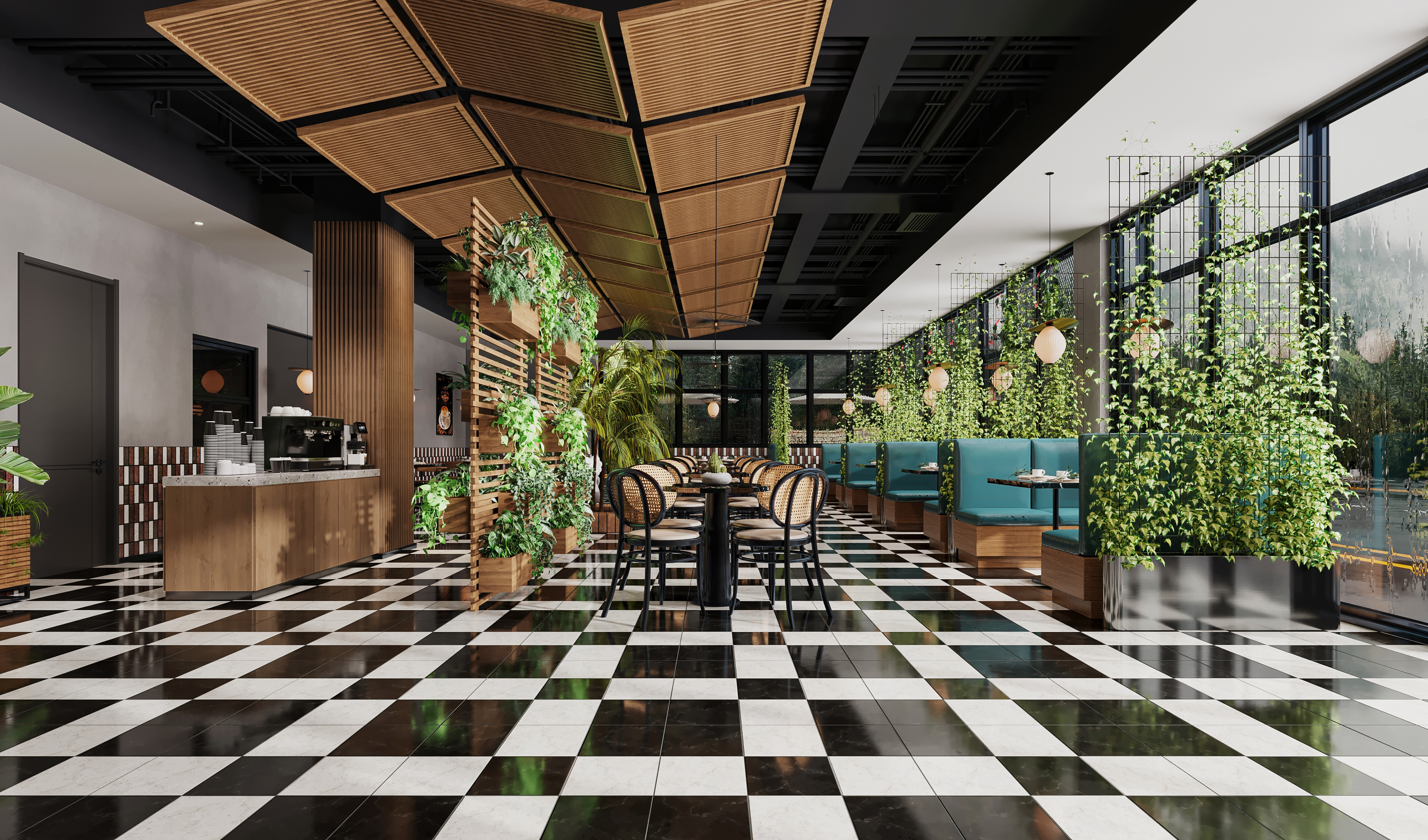 这个冬天，邀请你来这间充满森林气息的咖啡厅坐坐-10