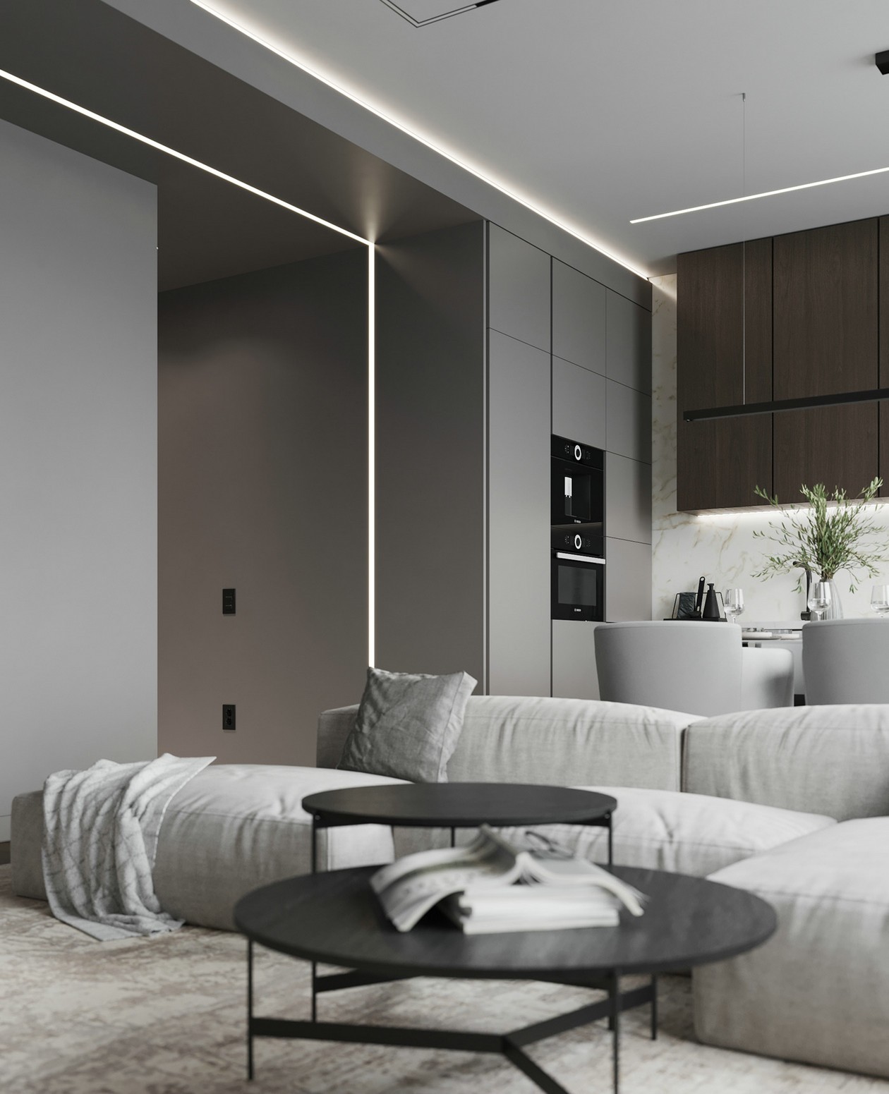 高级灰色系公寓设计 既独特又有魅力-4