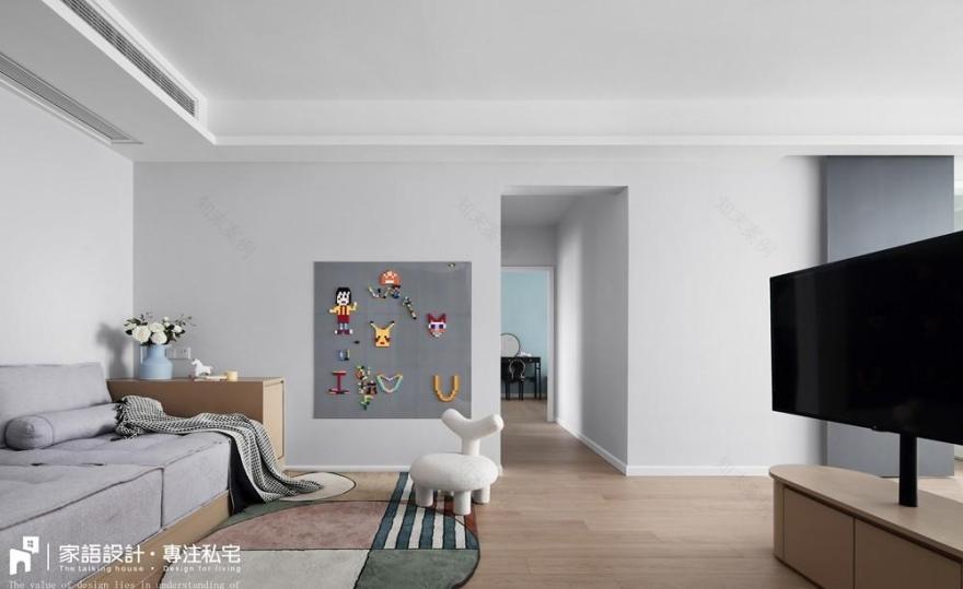 广州家语设计丨平层丨可樂 | 童趣欢乐的亲子空间-1