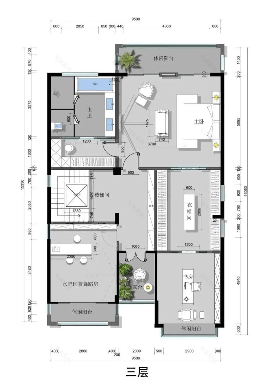 深圳观湖园F23栋别墅设计丨中国深圳丨九门堂(深圳)国际设计有限公司-99