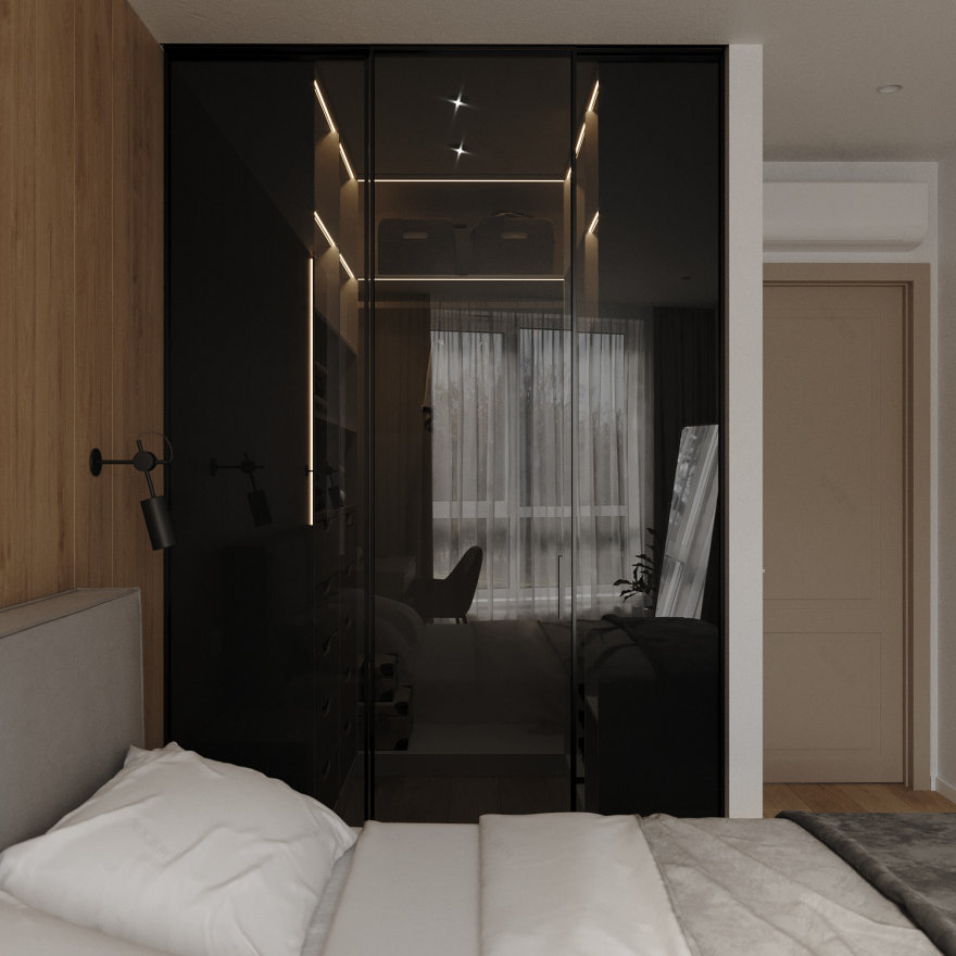 公寓简约室内设计丨乌克兰利沃夫-19