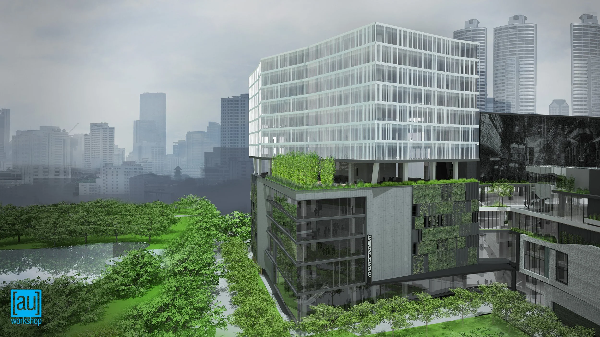 恩斯菲尔 [初始方案]

注：Emsphere可能是一个特定的品牌名、项目名等自创词汇，这里音译为恩斯菲尔，如果有特定背景信息，可根据实际情况调整 丨泰国曼谷丨未提及,关联建筑师为D103-17