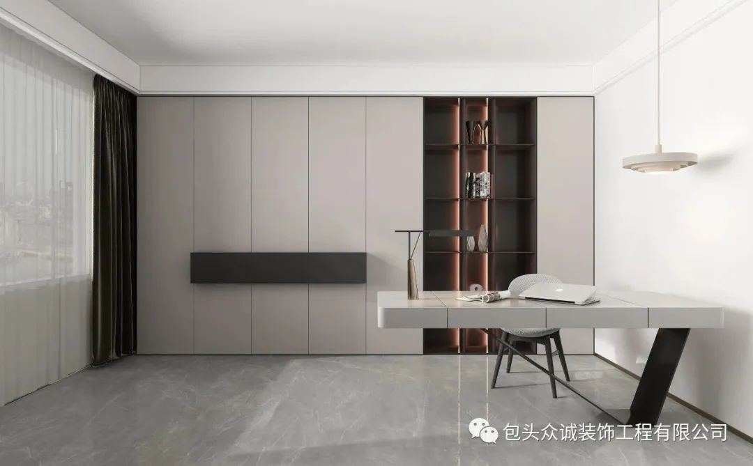 现代极简家居空间设计丨中国包头丨包头公司,鄂尔多斯公司-39