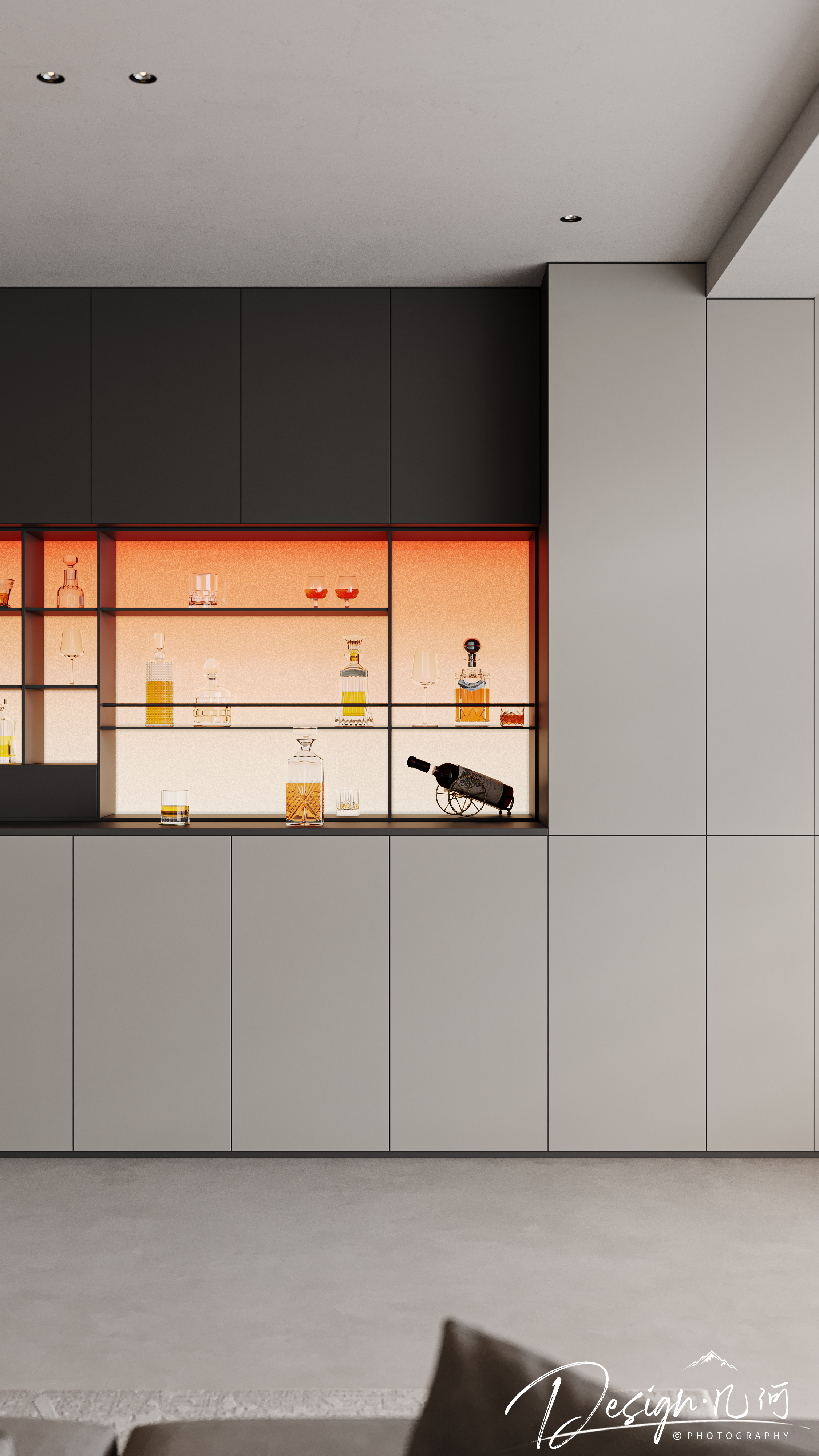 几何空间视觉表现 | 星海国际现代客餐厅（日景）-19