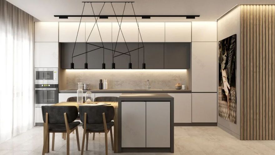 现代简约风的木质公寓丨Taras Belik-8