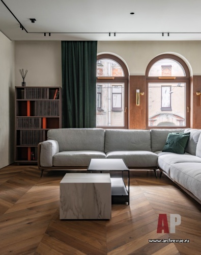 ЖК «Русский дом»四居室公寓室内设计丨俄罗斯圣彼得堡-10