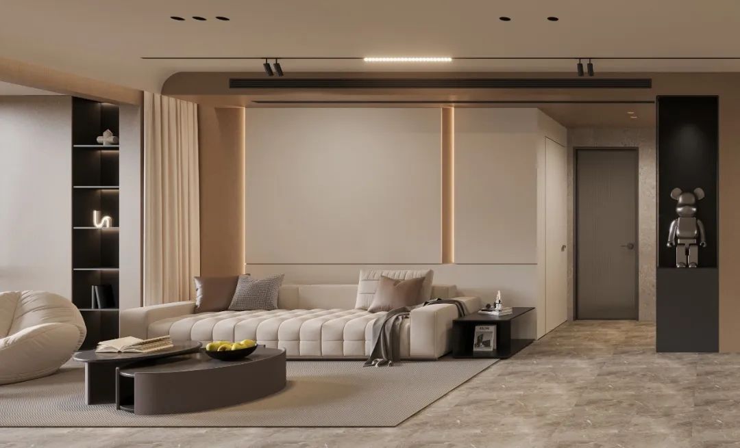 现代轻奢私宅设计丨山舍空间设计-22