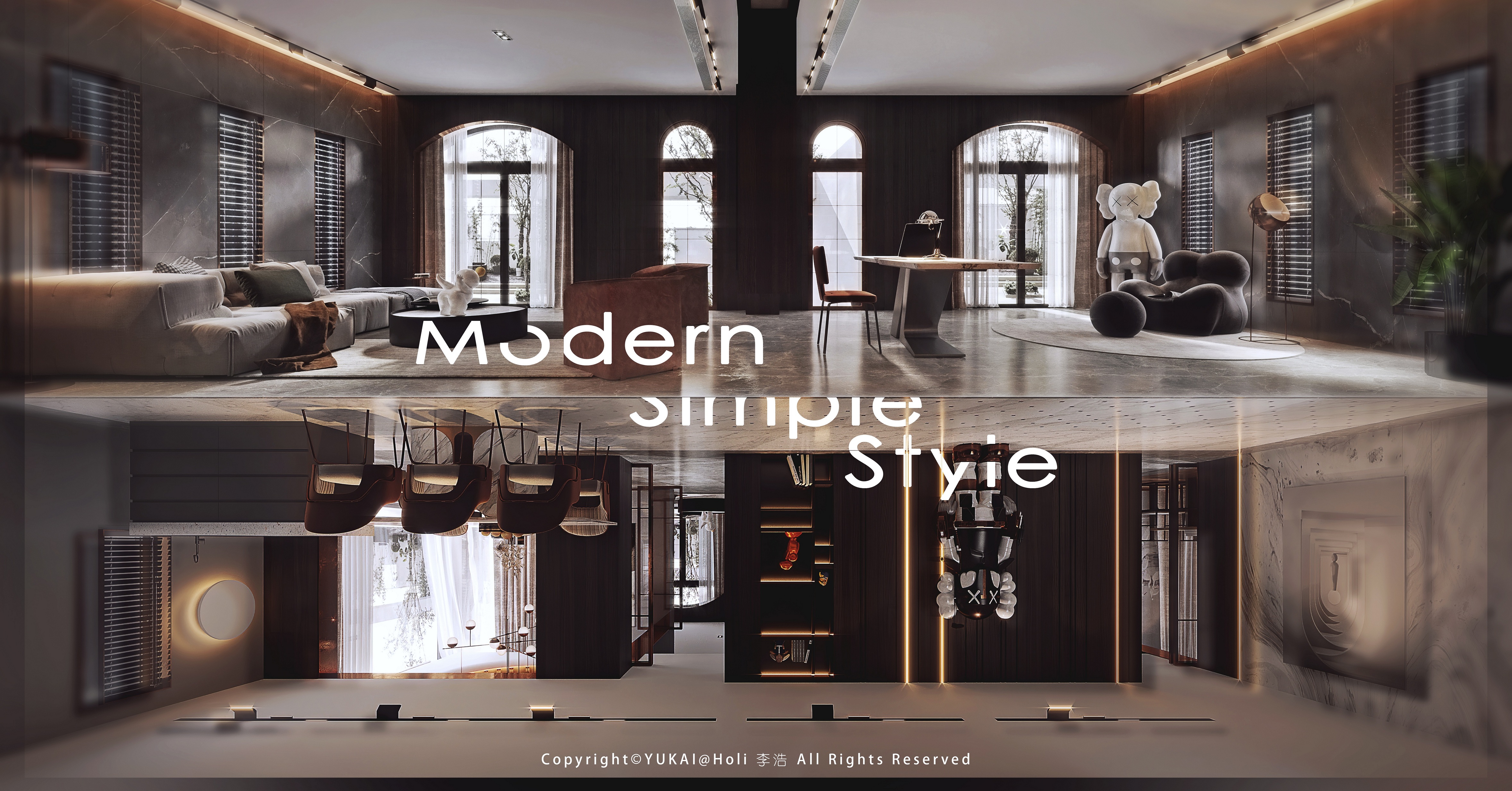 简约现代城市公寓，大师之作-1