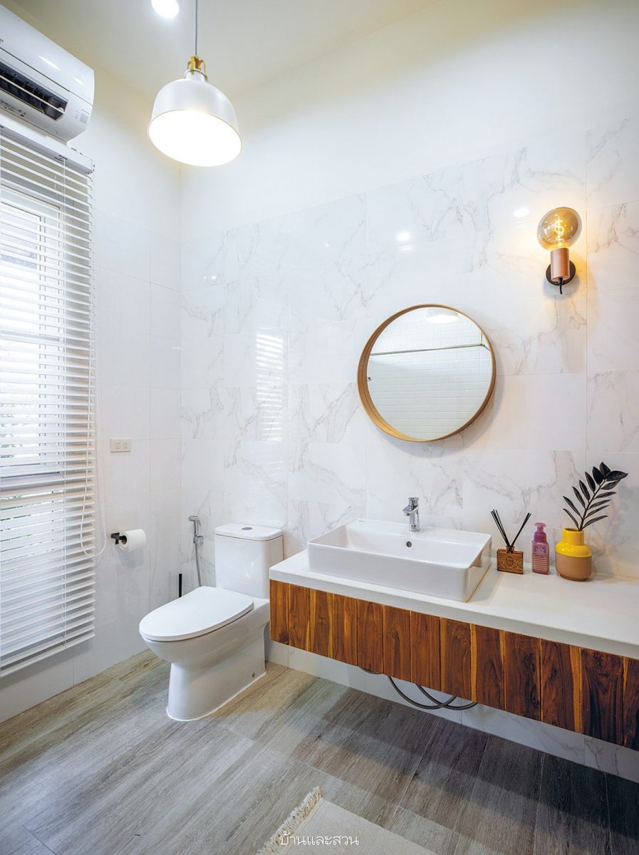 แบบบ้านวัยเกษียณสไตล์โมเดิร์น เรียบง่าย อยู่สบาย - บ้านและสวน-15