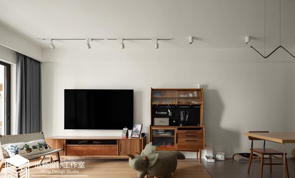 现代简约暖色调住宅设计-0