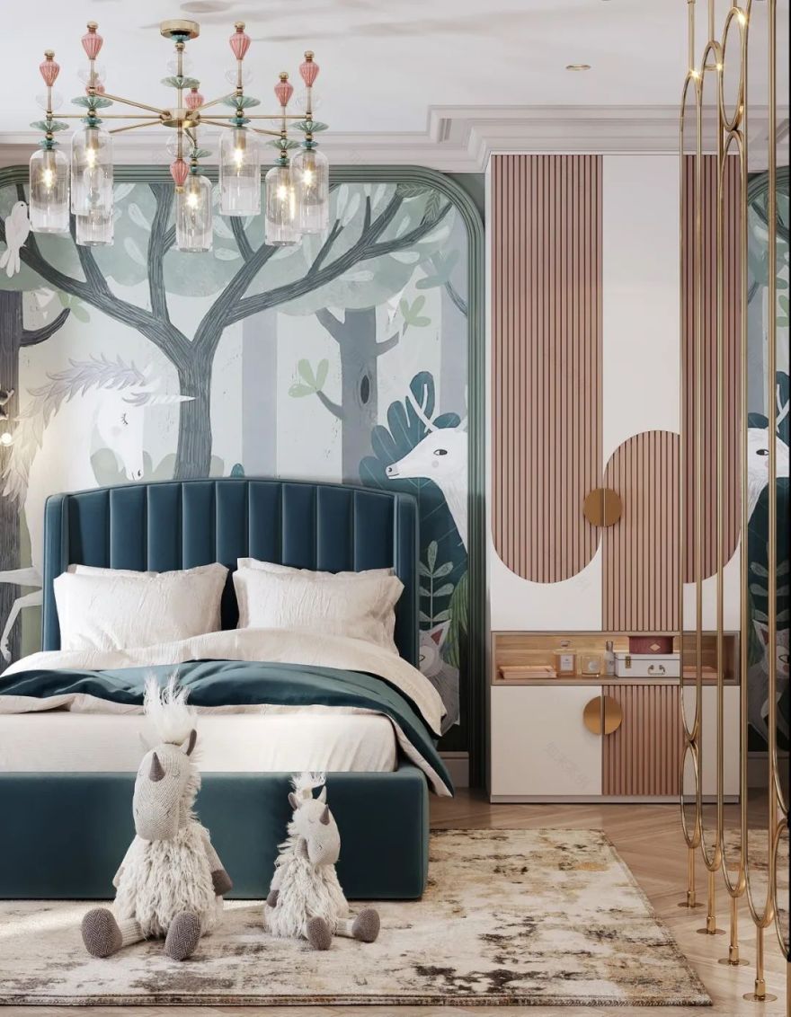 现代轻奢风的居住空间-58