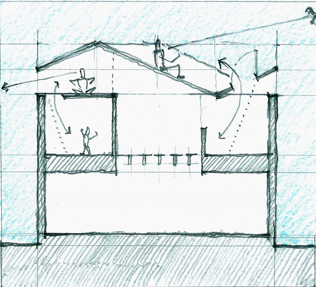 折纸式蝶形屋顶住宅-33