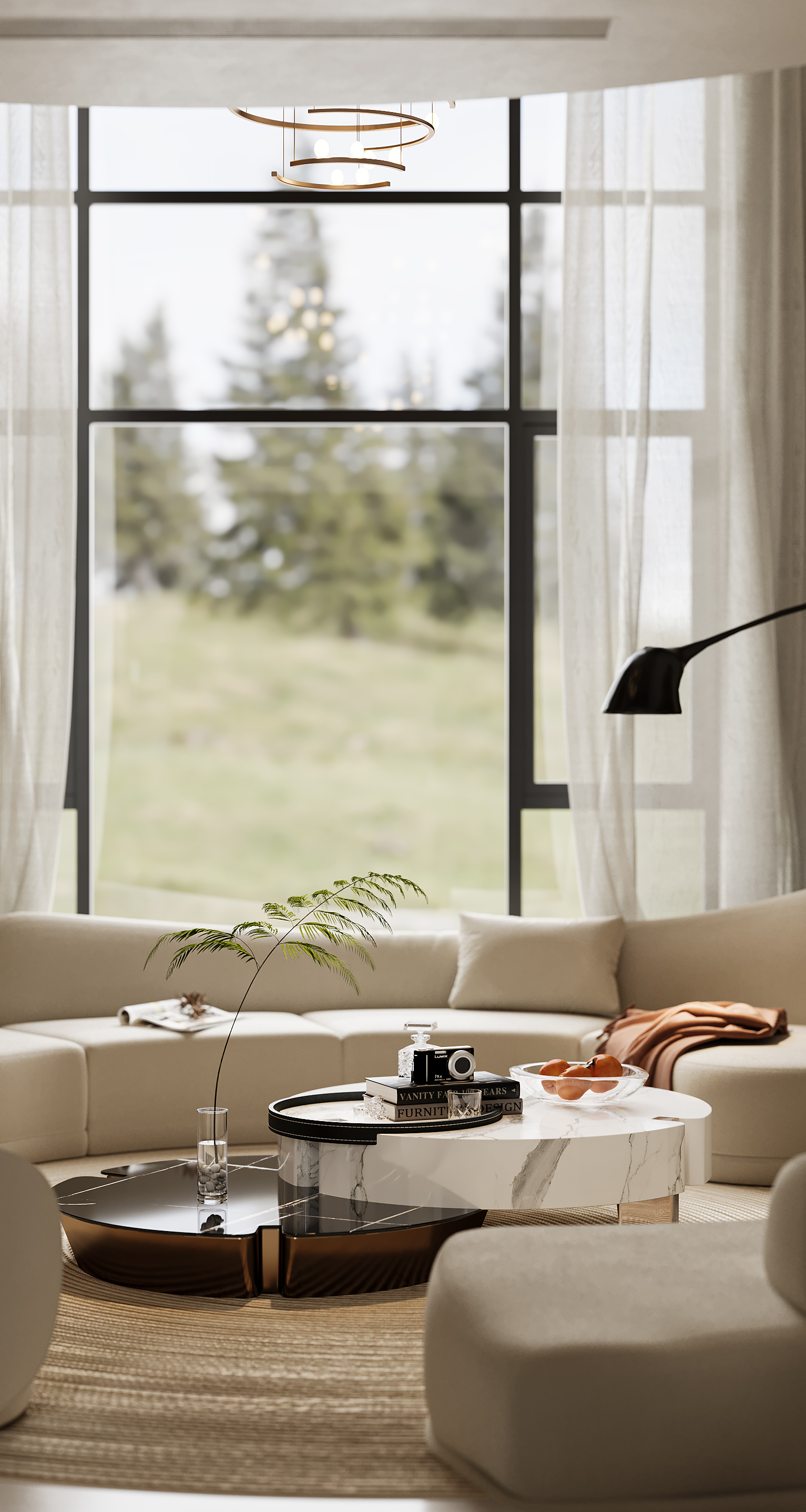 奶油侘寂风-效果图-合肥锦轩设计-22