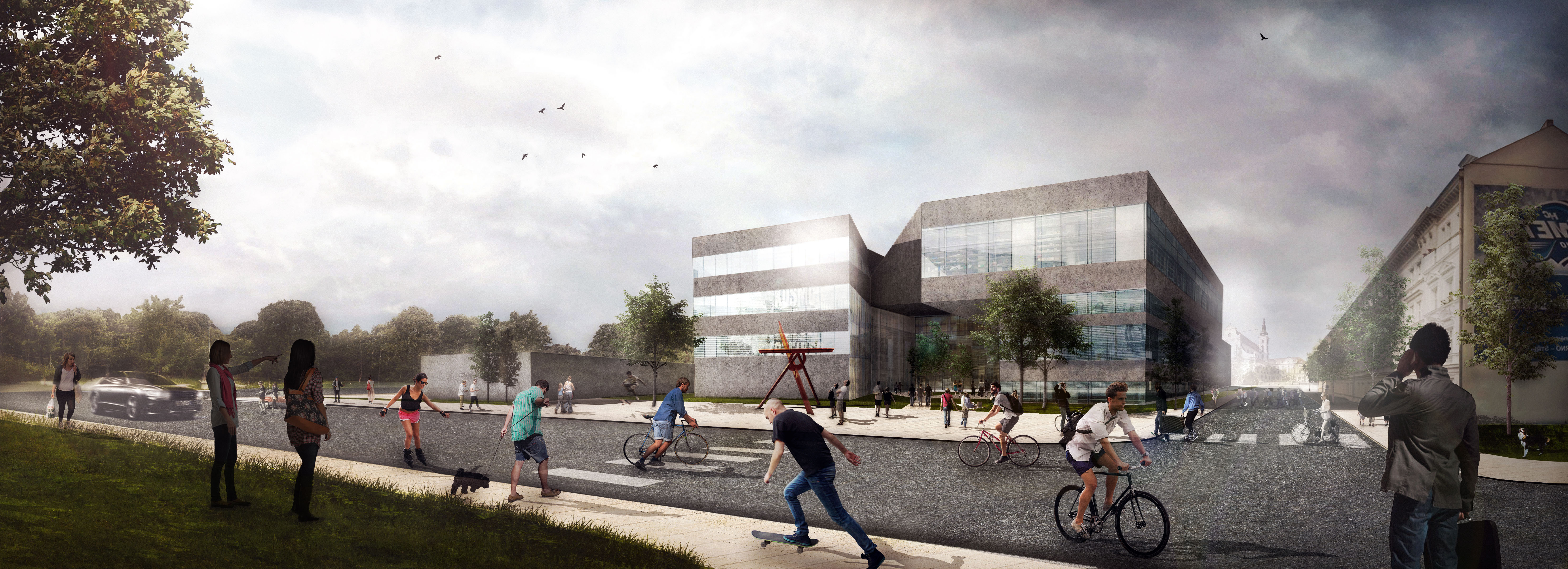 融合城市功能的 Brno 建筑规划-18